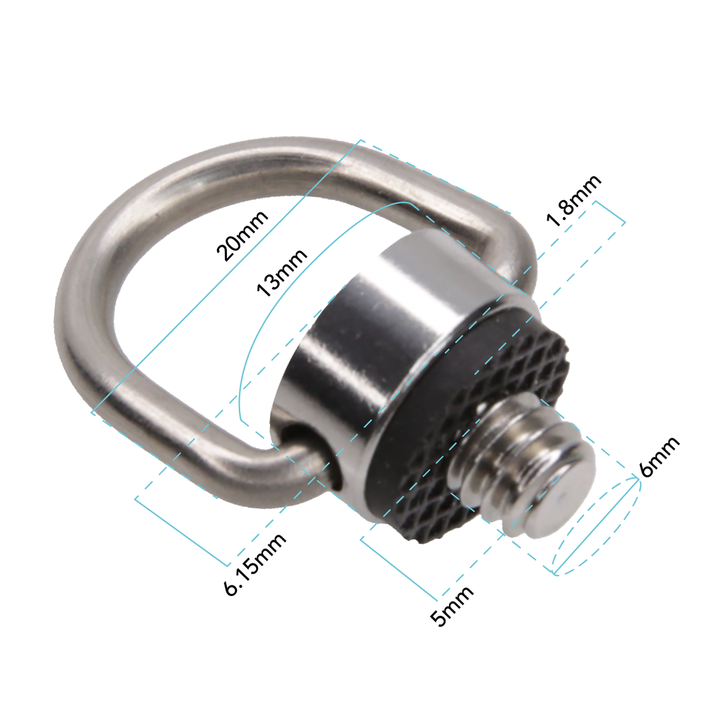 D-Shaped Ring Screw Adapter Thread for Camera