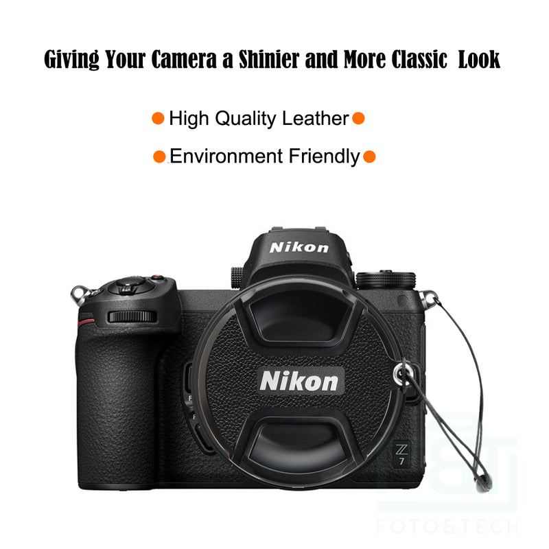 Leather Lens Cap Cover for Nikon Z x2