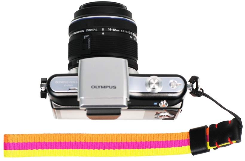 Adjustable Camera Wrist Strap 4 Seasons (Gray&Orange)
