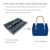 DSLR Battery Holder Bag Travel Storage Case