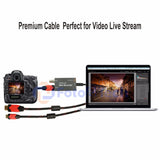 Foto&Tech 10 FT Mini-HDMI to HDMI Braided Cable with Camera