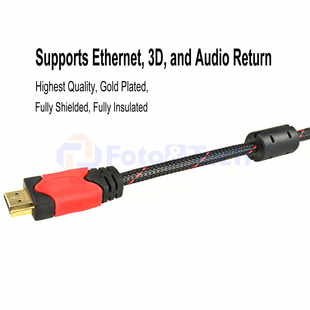 Foto&Tech 10 FT Mini-HDMI to HDMI Braided Cable 3