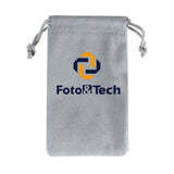 Foto&Tech Soft Gray Velvet Bag