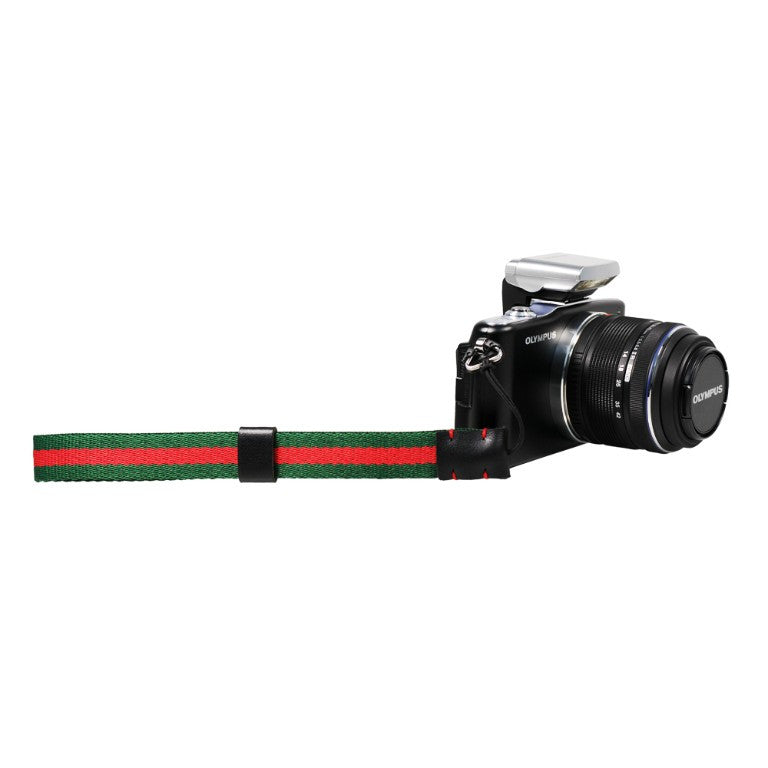 Foto&Tech Multi-Striped Wrist Strap Red/Green
