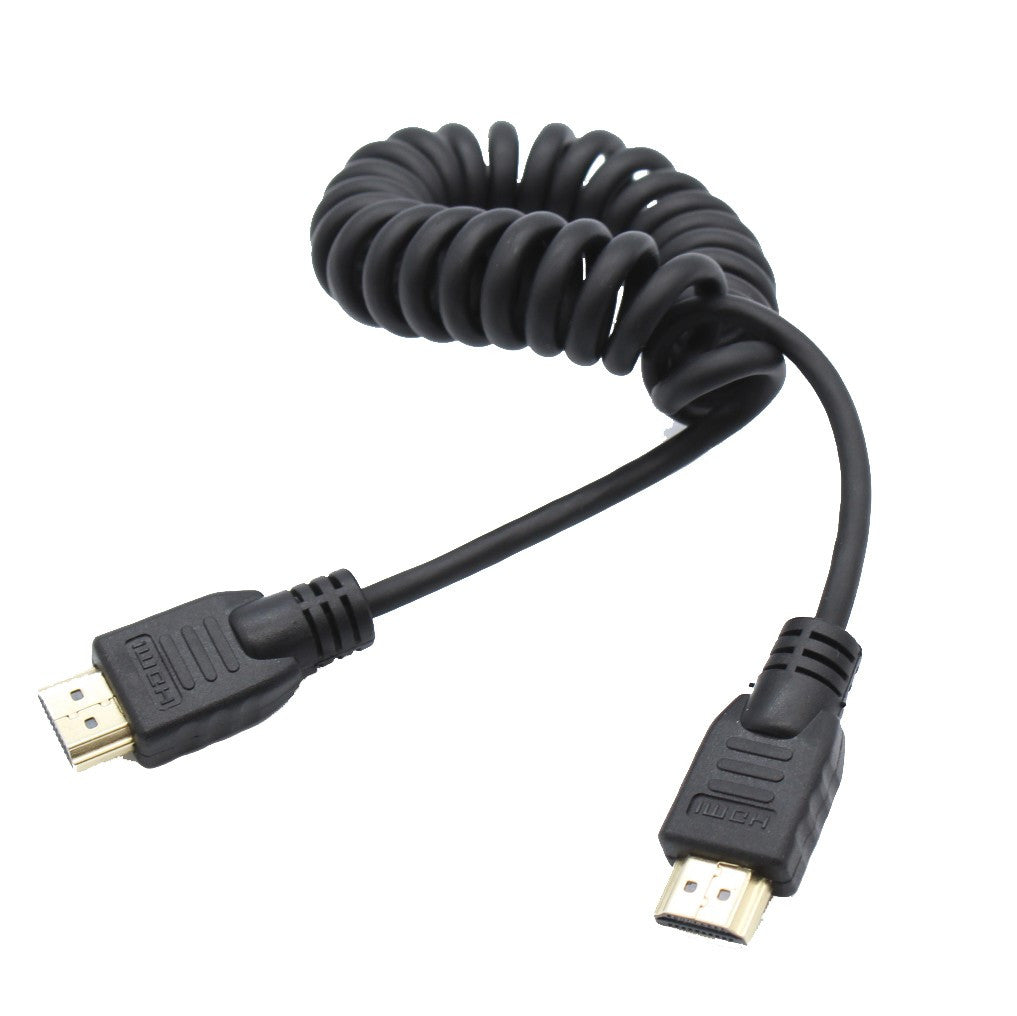 Foto&Tech HDMI-HDMI Coiled Cable17" to Extended 51"
