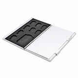 Foto&Tech Silver Memory Card Case 1 Slot-SD Card+8 Slots-Micro SDHC